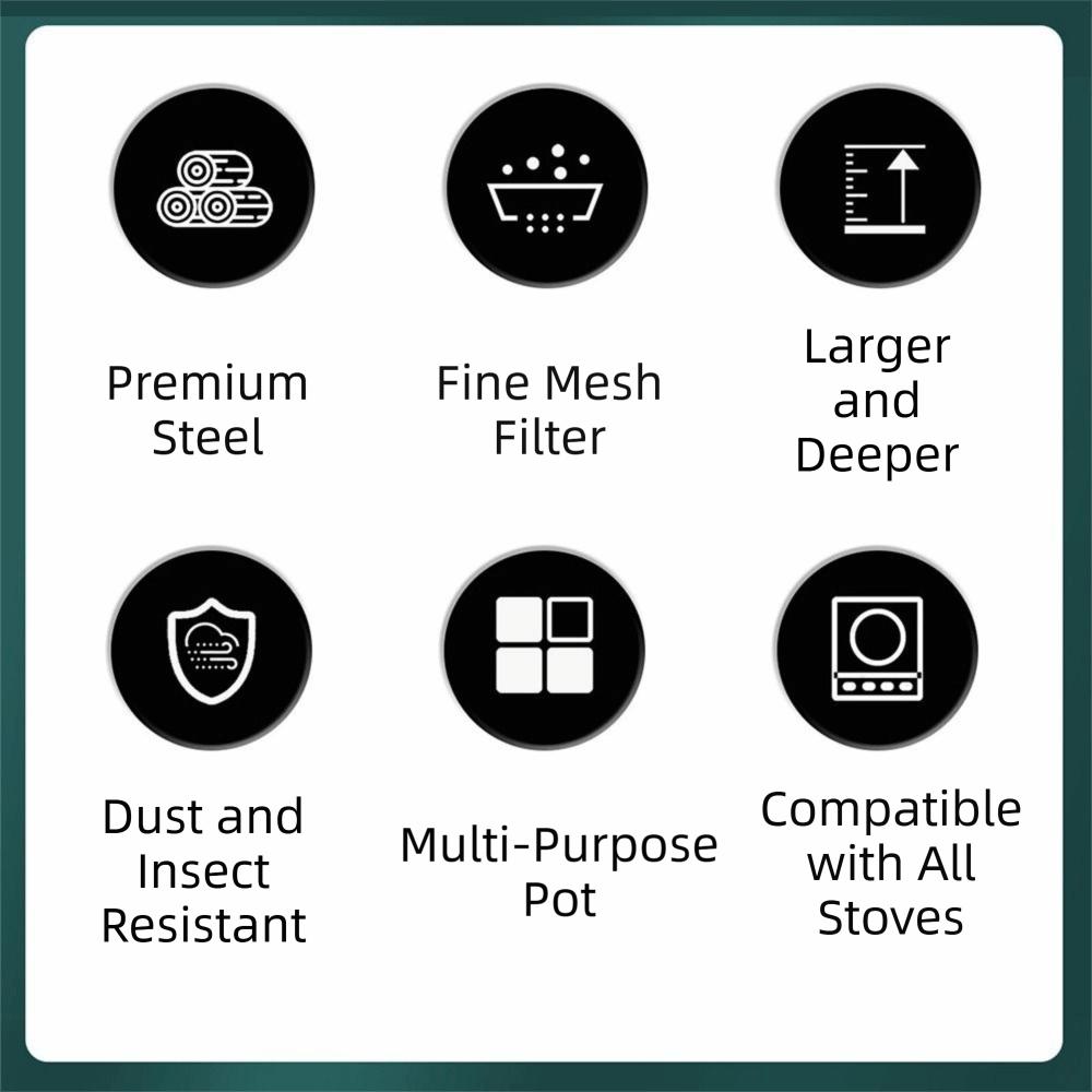 Large Capacity Stainless Steel Oil Can Stainless Steel Grease Container  Cooking Tool