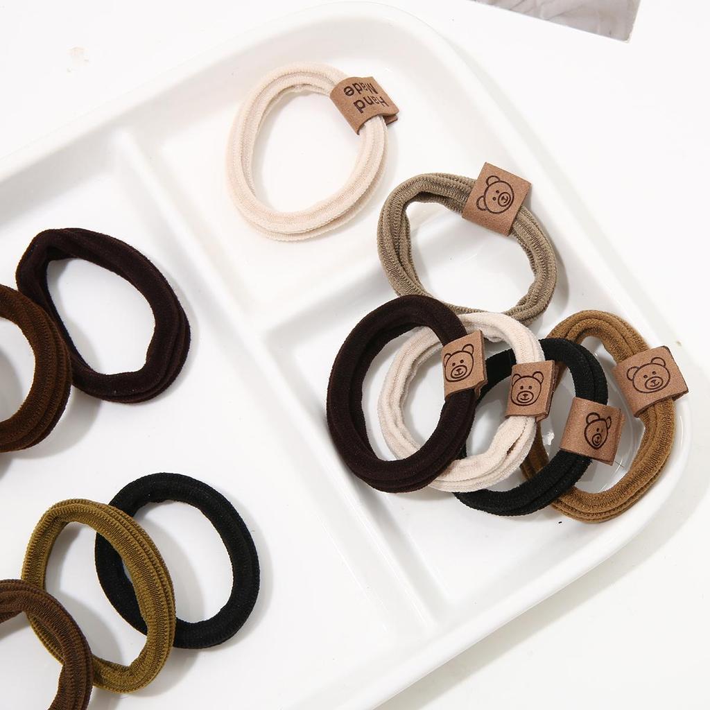 5Pcs Elasticity Durability Headband Hair Ring Head Rope Fashion Headwear For Girl Rubber Band Hair Accessories