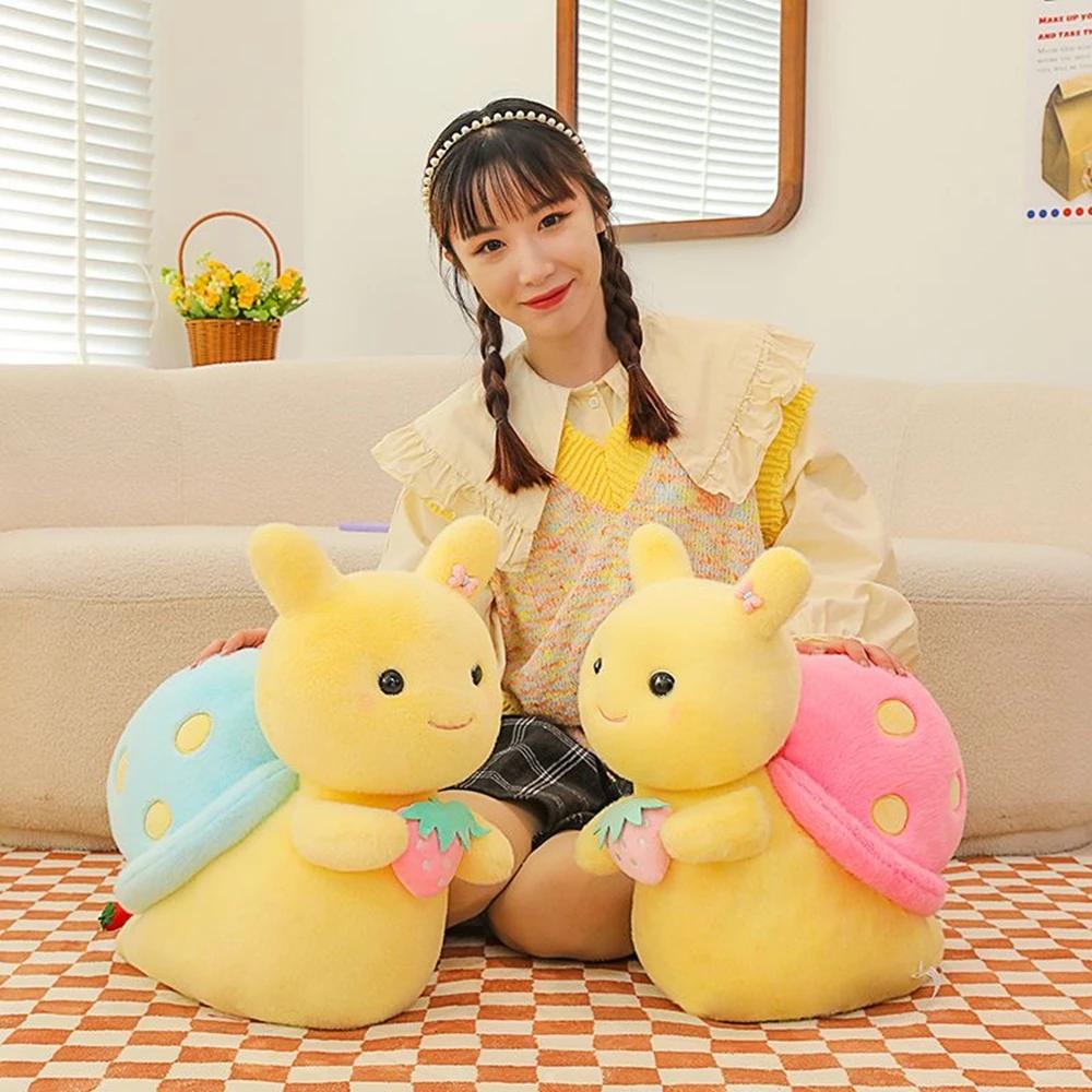 22cm Two Color Cute Little Snail Doll Plush Toy Super Cute Soft and Comfortable Doll Boy Girl Throw Pillow Decoration  Christmas