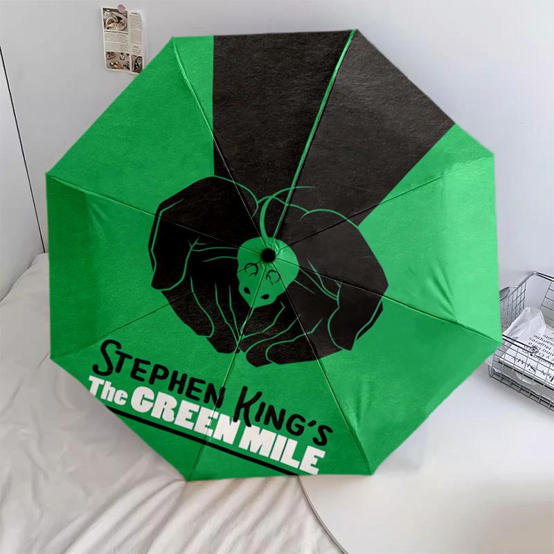 

1 PC Automatic Folding Umbrella - Cartoon Pattern, Portable & Foldable Design with 50 Ribs, Christmas Birthday Gifts