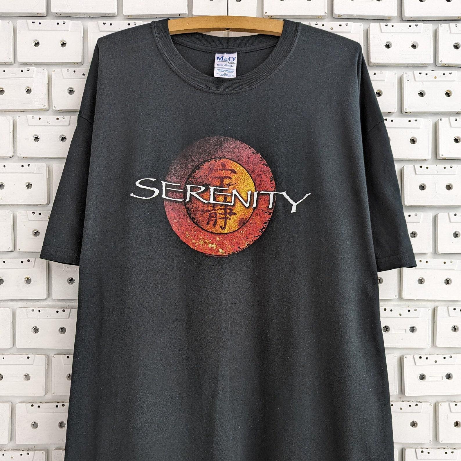 Vintage 00s Serenity Film T shirt Space Western Film Sci Fi Science Fiction Movie Merch Tee Size XL XL