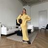 Womens 2026 Winter Loose Knit Two-Piece Set Wool Blend Sweater Wide-Leg Pants Casual Comfort Outfit