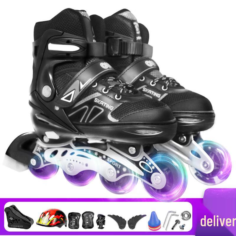 

Norman Adjustable Inline Skates with Light-Up Wheels