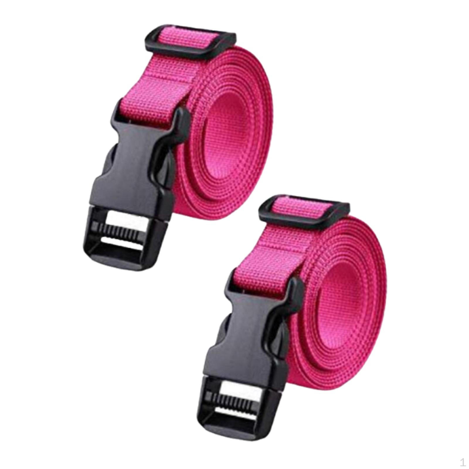 

2 комплекта ремней для сумки-тележки для гольфа, нейлоновые ремни для хранения чемодана с механизмом быстрого отсоединения розы красного