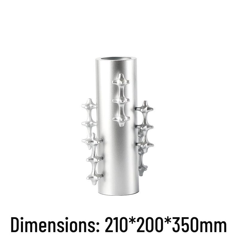 

Metal Flower Vase Ornament for Homes, Hotels, Offices, Model Rooms - Ideal for Living Room, Dining Table, or Entryway Floral Arrangements