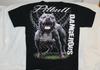 PITBULL TERRIER ATTENZIONE PERICOLOSO CATENA RECINTO Maglietta Top T-shirt Unisex
