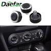3Pcs Car Air Conditioning Knob AC Knob Heat Control Switch Button for Mazda 3 BL 2010 2011 2012 2013