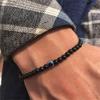 Turkish Blue Evil Eye 6mm Natural Stone Beaded Bracelets For Women Men Handmade Demon Eyes Elastic Bracelet Lucky Yoga Jewelry