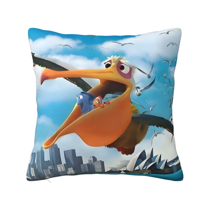 Anpassat Disney-film Hitta Nemo Kuddfodral 40x40cm Soffa Anime Kawaii Modernt Kuddfodral Bil Kuddfodral