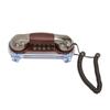 Retro Landline Phone Corded Home Phone Wall Mount Flash Phone for Home School Office Factory Hotel Cobalt Nickel