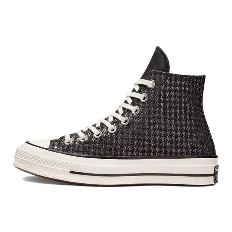 (WMNS) Converse Chuck 70 High Houndstooth Shine - Black Women s A04277C EU 35