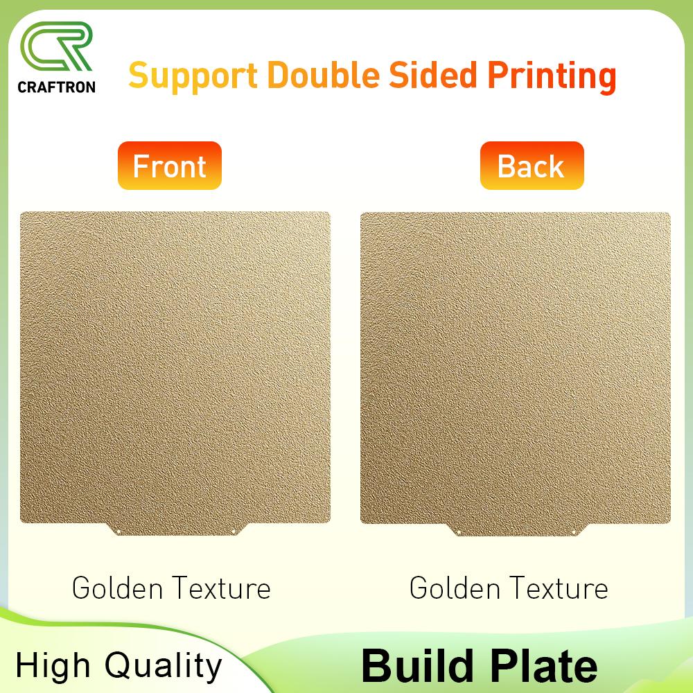 Für Elegoo Neptune 4 Plus/3 Plus PEI Druckplatte 330x330mm beidseitig texturiertes PEI Federstahlblech für X5SA Pei 330x330