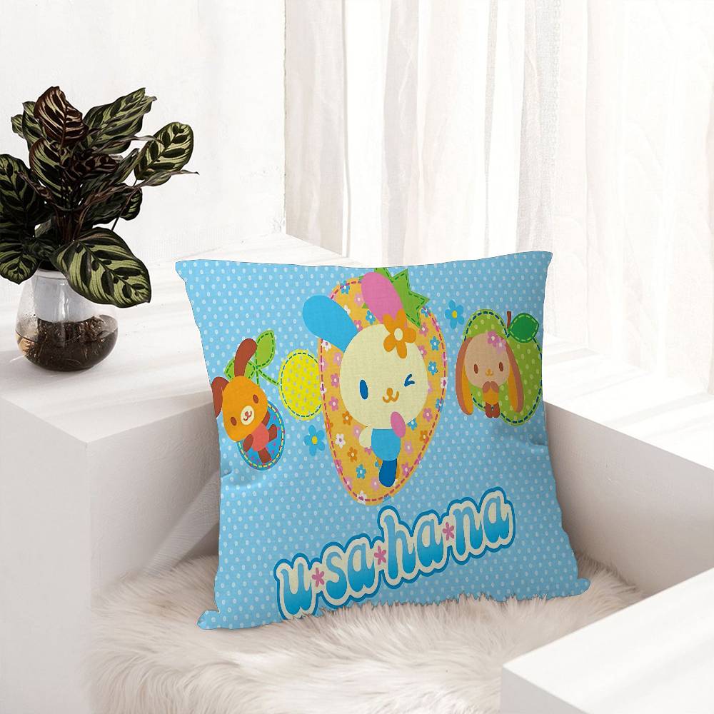 Cartoon U-USAHANA Cute Cushion Cover Inches Farmhouse Decor Home Throw Pillow Covers for Couch Decorations