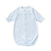 De All with Angel Wings Embroidery Snap Newborn Baby Cotton Made In Japan [Cream Coco] Double-faced 2-way [Crotch Replacement/2-way] 100% 50-70cm