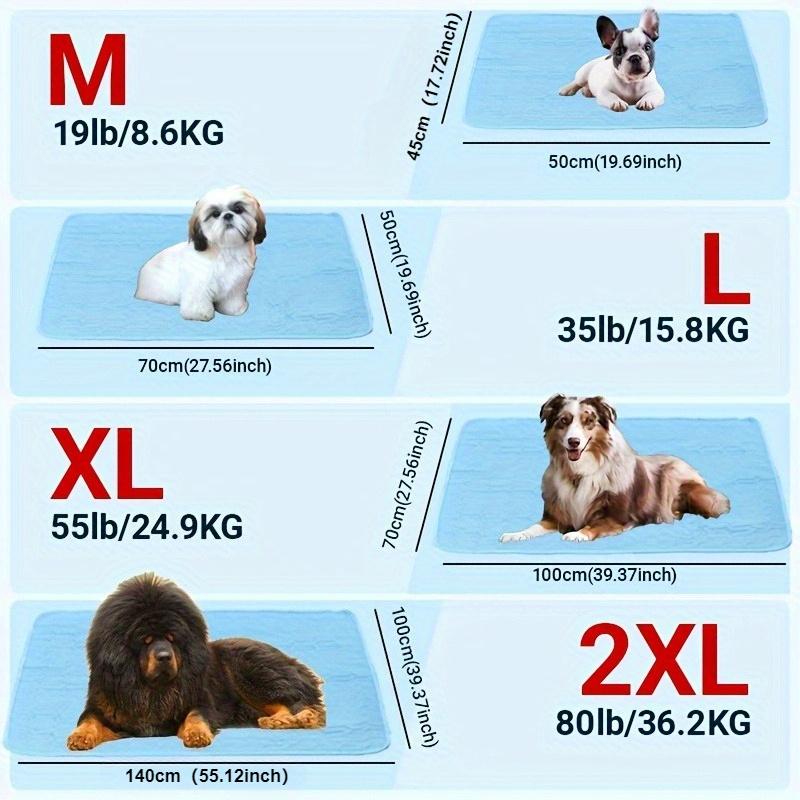 Summer Pet Cooling Mat Pad and Sleeping Pad Bed for Cat & Dog - Sweat Absorbent Surface - Keeps Your Pets Cool and Comfortable All Summer Long