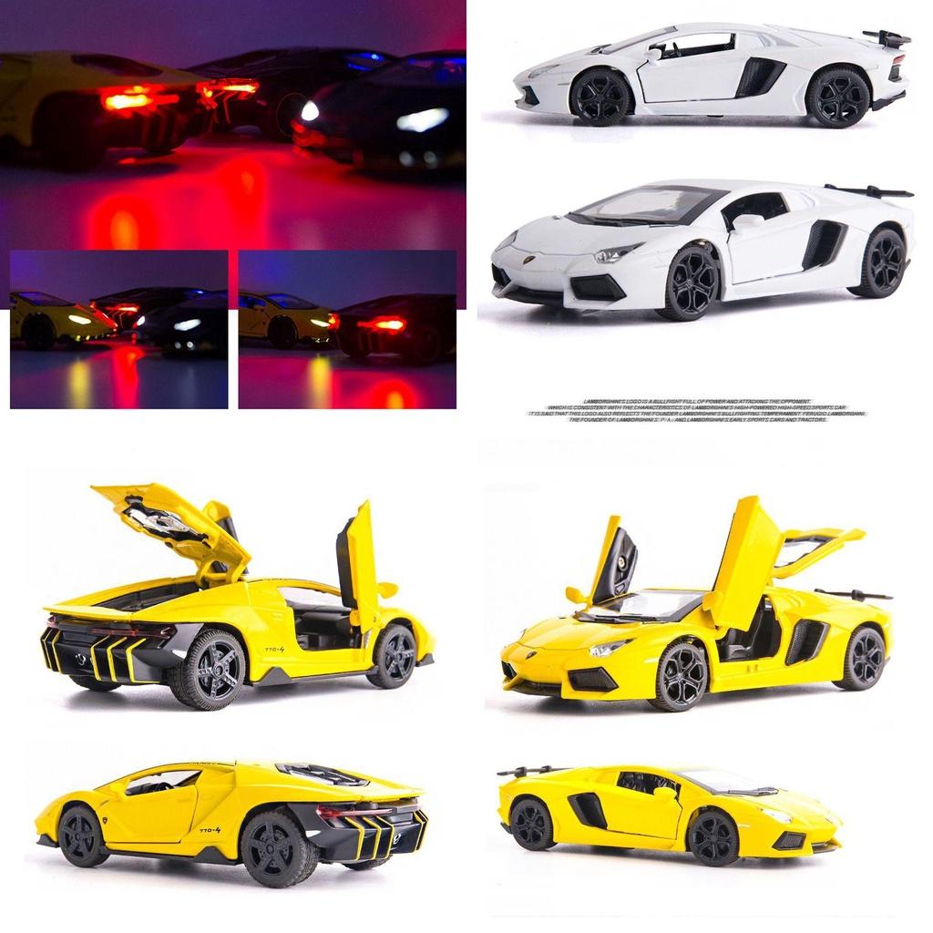 Exquisites 132 Diecast-Legierungs-Automodell Perfekter Sportwagen Bugatti Ae86 Lamborghini