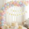 1PC/5PCS/10PCS Hot Stamping In Spanish Birthday Decorations for Happy Birthday Plates Napkins Banner Birthday Party Supplies