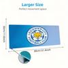 Leicester City Football Club Print  Cushion Non-slip Laptop Tablet Big Mousepad XXL Mat Mini PC Playmat With Lock edge