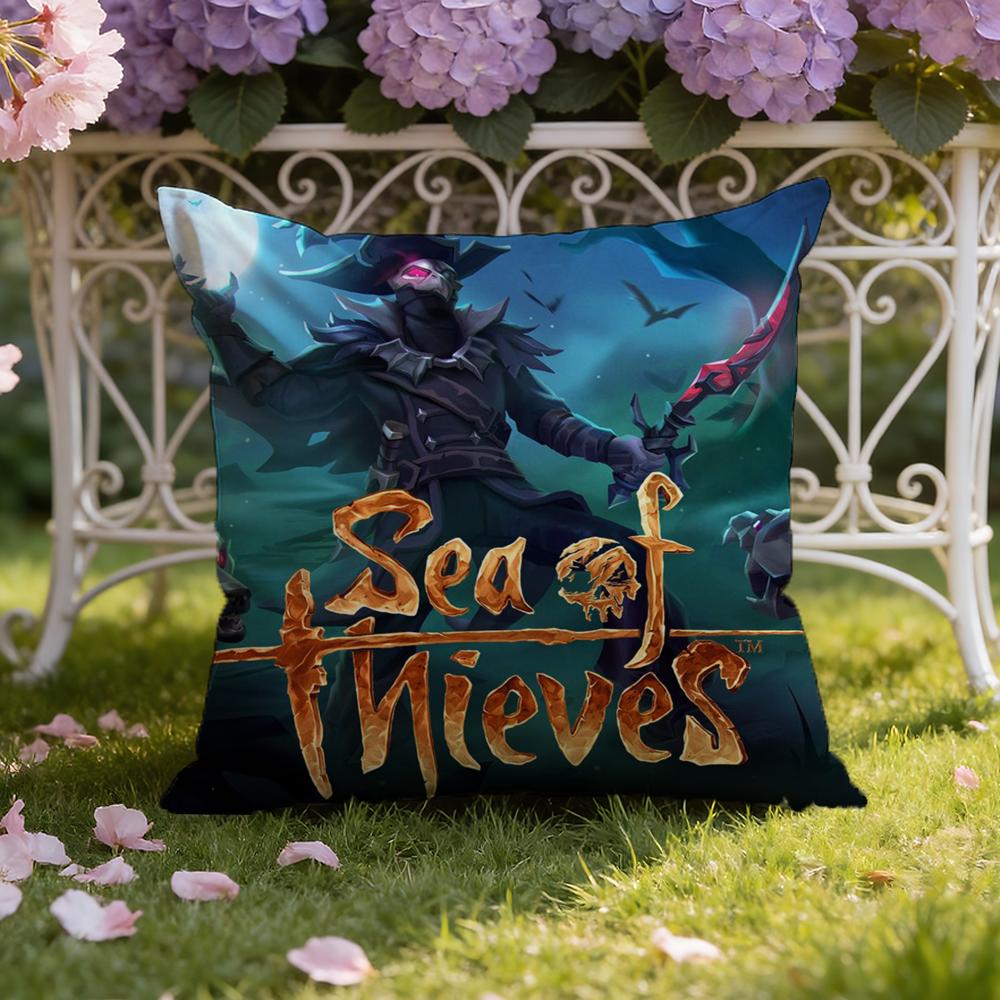 S-Sea of Game T-Thieves Cushion Cover Home & Car Dual-Scene Pillow Cover: Reversible for Premium Comfort