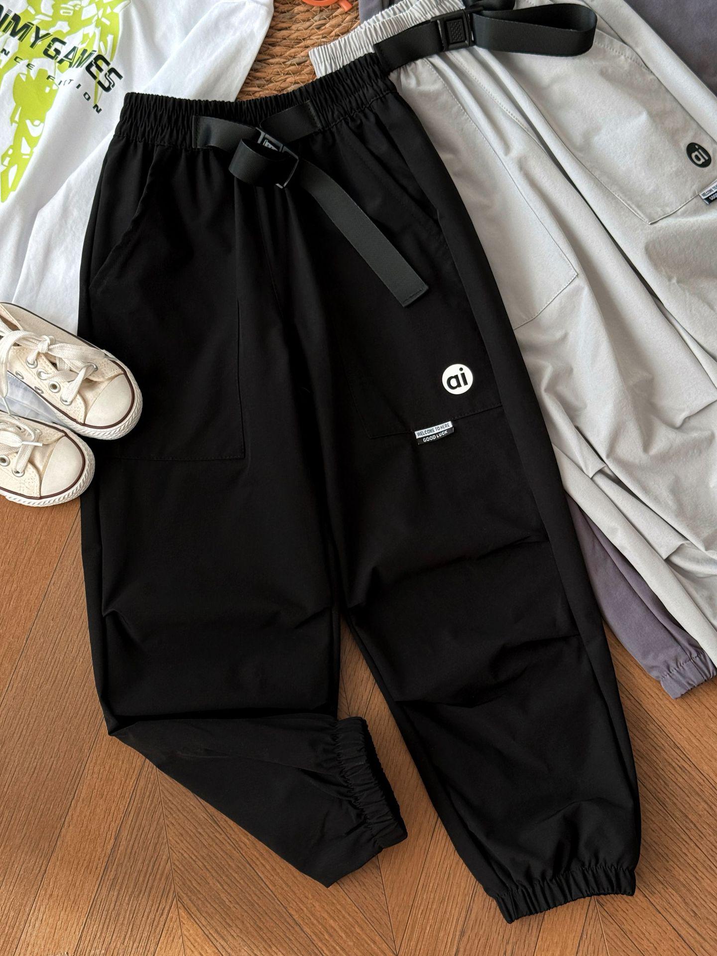 Boys Quick-Dry Ice Silk Anti-Mosquito Summer Pants - 2026 Style 120 cm