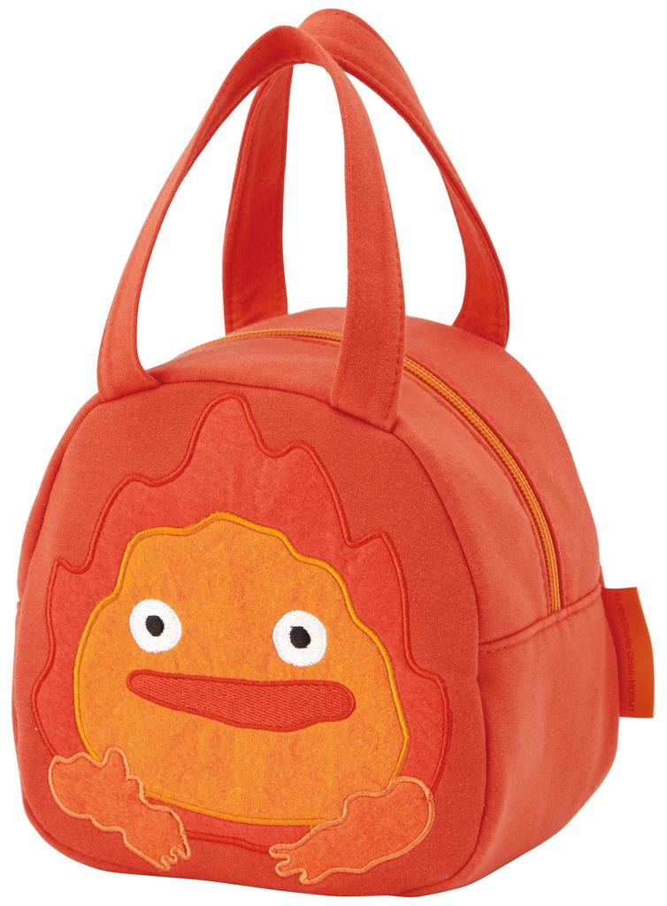 Skater Calcifer Lunch Drawstring Belt Bag/Lunch Pouch/Lunch