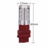 3157 Red Stop Brake  Flash Strobe  Blinking Rear Alert Safety 12-LED Light Bulbs  Brake Tail Stop Lights