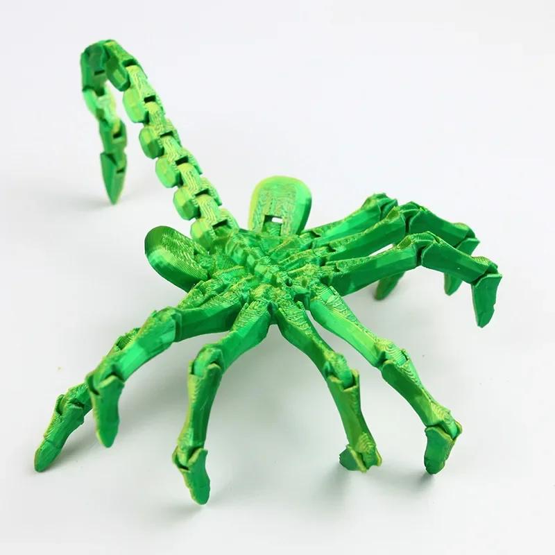 3D Printed Movable Joints Fahugger Toys Simulation Articulated Animal Figurine Ornaments Creative Model Desktop Decoration