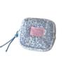 Leopard-pattern Plush Cosmetic Storage Bag with A Small Pocket for Holding A Wallet and A Purse.