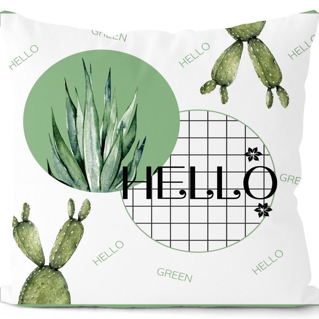 New Summer Green Small Fresh Plant Giraffe Pillowcase Home Sofa Pillowcase
