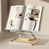 Adjustable Acrylic Reading Stand - Multi-Angle Desktop Holder for Books, Tablets, Laptops & Writing Boards,Transparent Bookstand