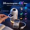 USB Проектор зоряного неба Нічник 360° Регульована галактична атмосфера Лампа для салону автомобіля Домашньої спальні Романтичний нічник