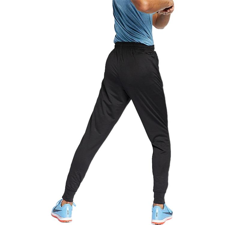 Nike Logo Print Casual Tapered Breathable Sports Pants Men Bottoms Black CN8449-010