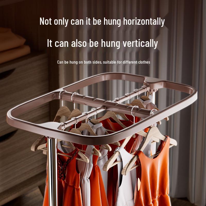 Automatic Folding Clothes Dryer with Steam Deodorization, UV Disinfection, and Portability
