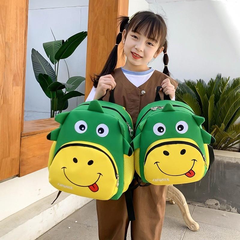 Cute Cartoon Nylon Kids Backpack For Ages 3-7 Breathable And Durable Design