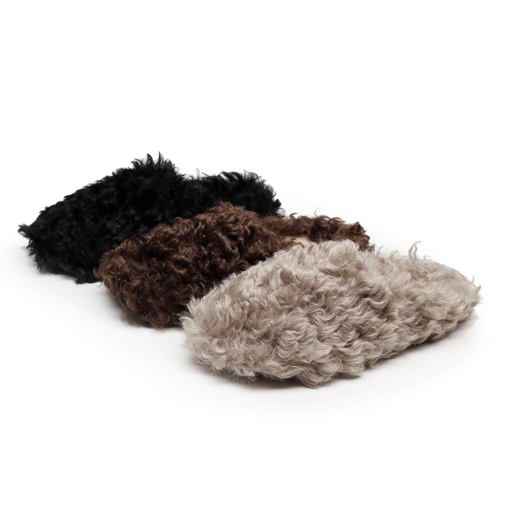 Fashion Winter 2025 Fashion Women's Shoes Comfortable Plush Velvet Warm Slippers Home Non-slip Lightweight Soft-soled Indoor slippers