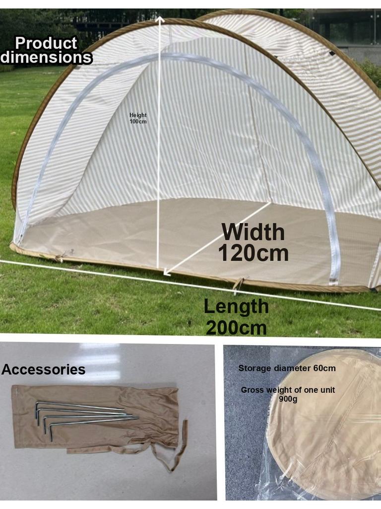 Portable Pop-Up Mosquito Net Kids Tent Outdoor Camping Shade Sun Shelter Beach Tent