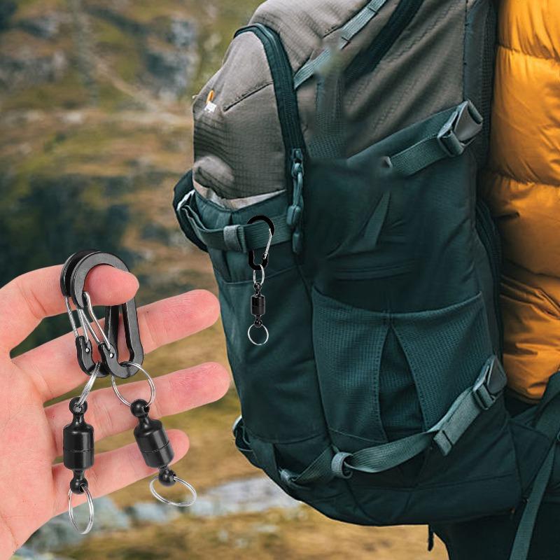 Fishing Hanging Buckle Magnetic Buckle Fast Hanging Buckle Wireless Lost Rope Metal Strong Magnetic Force Mountaineering Buckles