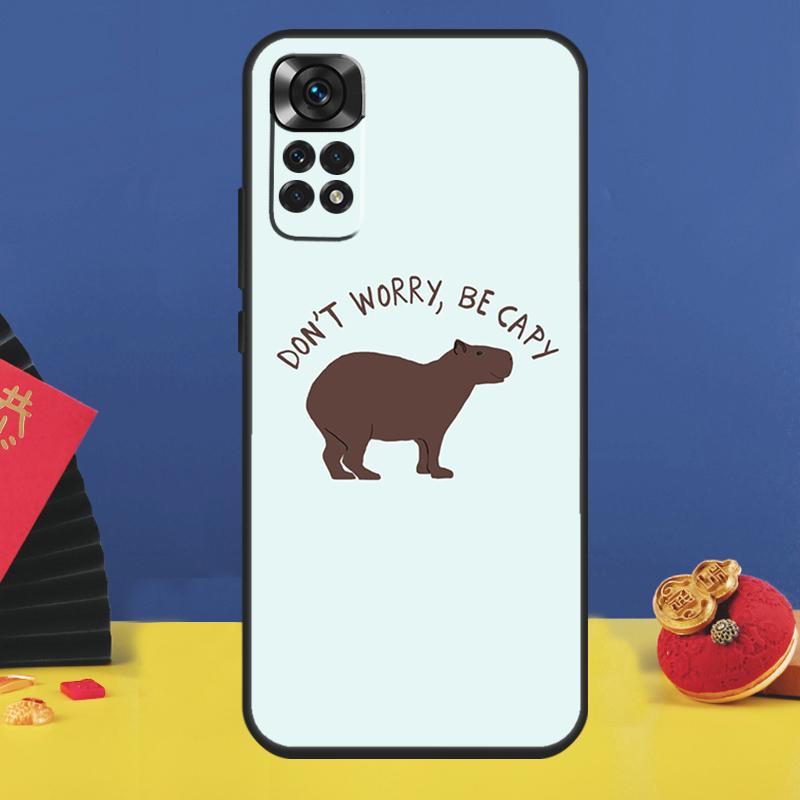 Cute Capybara Phone Case For Xiaomi Redmi Note 14 Pro 13 12 11 9 10 15 Pro Plus 10C 12C 14C 13C 15C Cover