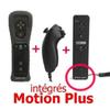Motion Plus Wii-Controller + Nunshuck + rote Abdeckung