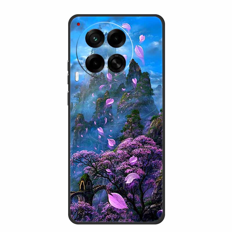 6.78" For Tecno Camon 30 Case Fashion Marble Black Silicone Soft TPU Back Cover Cases For Tecno Camon 30 5G Premier Phone Case