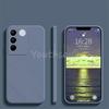 For vivo V27 Pro Case Silicone Liquid Original Cover vivo V27 Pro V27e Cover TPU Protector Case vivo V27 Pro Case