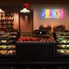 Snacks Neon Sign, Snack Bar Sign Wall Decor, Dimmable USB Powered Neon Light for Candy Cake Shop Coffee Bars Decoration