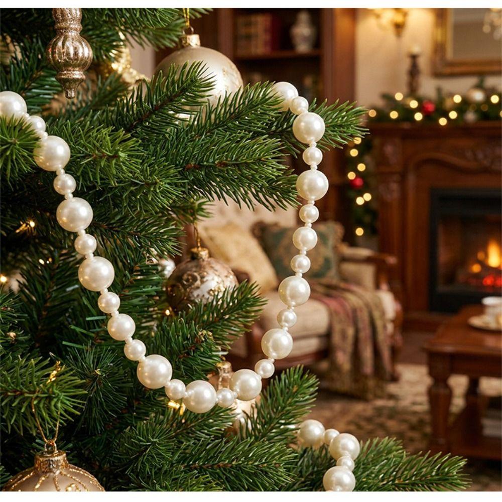 Acrylic Bead Garland Pearl Bead Garland Decorative Bead Chain Tree Bead Garland Holiday Home Decor