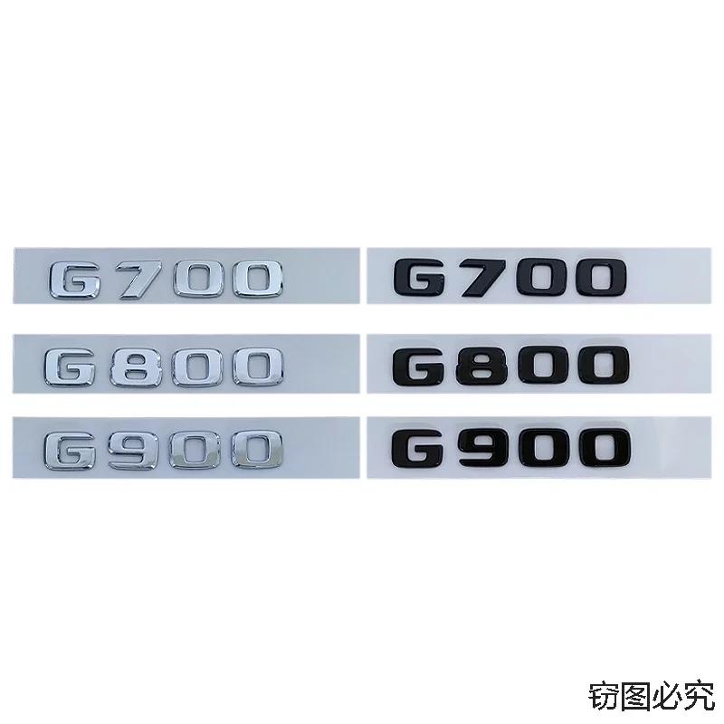 ABS Car Body Side Letters Badge Tail Trunk Sticker for Mercedes Benz G700 G800 G900 900 800 700 Emblem W210 W213 W204 W251 W111