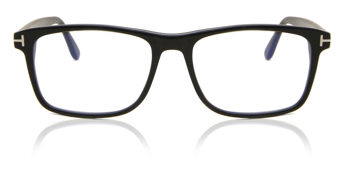 

Tom Ford Ft5752 B Blue Light Block 001 Men Eyeglasses Shiny Black/57-16-145