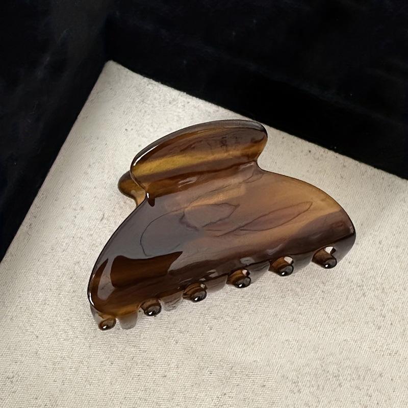 

Винтажные ацетатные заколки для волос с леопардовым принтом, геометрические зажимы в форме краба для укладки, заколки для волос для женщин, девушек, однотонные шпильки, головной убор