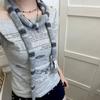 Korean Knitted Striped Skinny Scarf Stackable Wear Warm Decorative Scarf DIY Soft Long Narrow Scarf Fashion Match