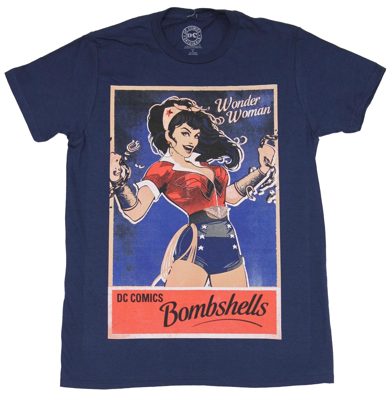 Wonder Woman (DC Comics) Mens T-Shirt - Bombshell S разноцветный