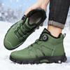 Winter Plush and Thickened High Top Men's Cotton Shoes Versatile Warm Men's Snow Boots