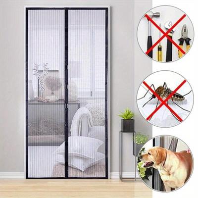 No Punching Magnetic Screen Door Curtain Anti Mosquito Insect Fly Bug Automatic Closing Household Ventilation Door Curtain NEW
